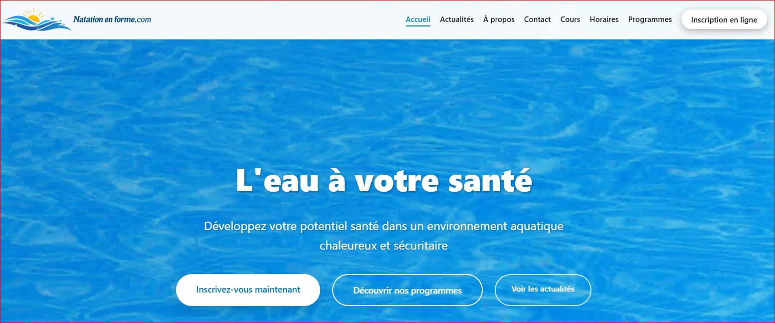 Natation en Forme